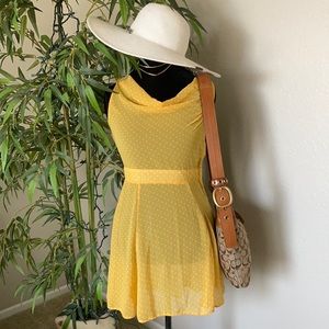 Forever 21 Polka Dot Sleeveless Flowy Dress